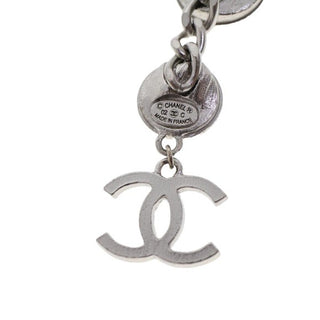 Chanel Y2K Vintage Runway Silver Pink Chain Belt Embellished Enamel Necklace