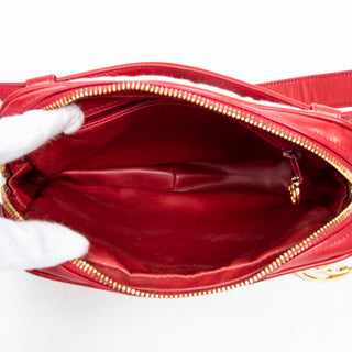 Chanel Vintage 80s Leather and Canvas Waist Pouch Bumbag Belt Bag