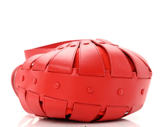 Bottega Veneta Leather Small Shell Two Way Crossbody and Tote Bag