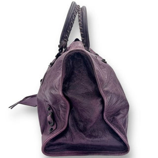 Balenciaga Duffle Travel Jumbo Moto City Bag w Mirror