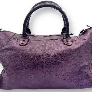 Balenciaga Duffle Travel Jumbo Moto City Bag w Mirror