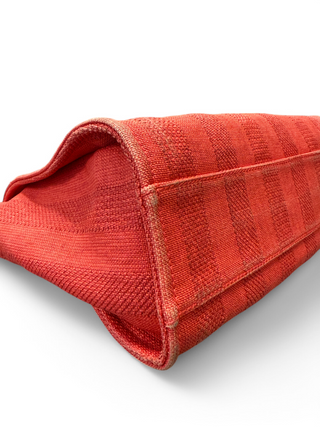 Chanel Mixed Fibers Striped Small Deauville Shoulder Bag