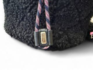 Chanel Coco Neige Shearling and Leather Trim 2way Bucket Bag FW2019 Runway