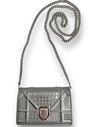 Christian Dior Diorama Micro-Cannage Crossbody Clutch
