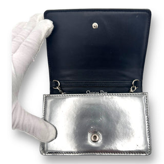 Christian Dior Diorama Micro-Cannage Crossbody Clutch