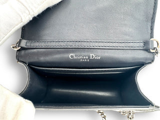 Christian Dior Diorama Micro-Cannage Crossbody Clutch