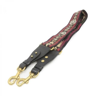 Christian Dior J’aDior Studded Canvas and Leather Shoulder Guitar Strap