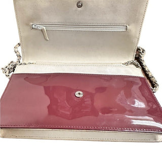 Chanel Burgundy Crossbody Wallet on Chain Bag Vintage Y2K Era