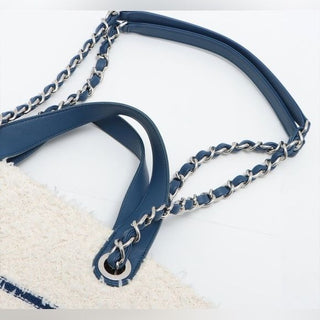 Chanel Coco Mark Terry Deauville Biarritz Venice Chain Jumbo XXL Tote Bag