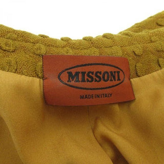 Missoni Chrochet Knit Woven Blazer Size 42 Ombre Orange Label Main Line Italy