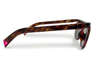 Fendi Havana Logo Sunglasses FF0384/S