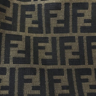 Fendi Vintage 80s Jacquard Skirt Zucca FF Monogram Print