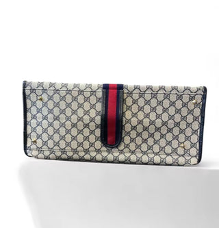 Gucci Travel Bag Vintage 70s Supreme Coated Canvas and Leather