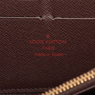 Louis Vuitton Zip Around Damier Ebene Wallet with Box