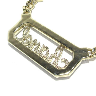 Chanel Nameplate Necklace