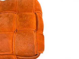 Bottega Veneta Cassette Woven Quilted Suede Crossbody (Copy)