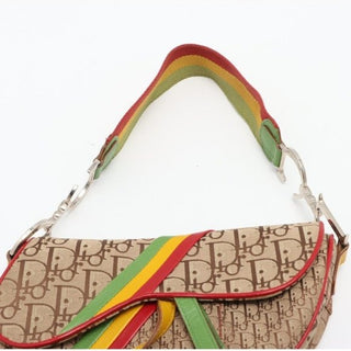 Christian Dior Rasta Saddle Bag Diorissimo Trotter AW2004 Runway Galliano Era