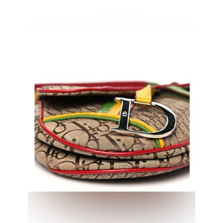 Christian Dior Rasta Saddle Bag Diorissimo Trotter AW2004 Runway Galliano Era