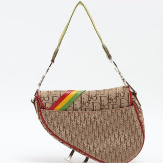 Christian Dior Rasta Saddle Bag Diorissimo Trotter AW2004 Runway Galliano Era