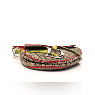 Christian Dior Rasta Saddle Bag Diorissimo Trotter AW2004 Runway Galliano Era