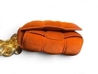 Bottega Veneta Cassette Woven Quilted Suede Crossbody (Copy)
