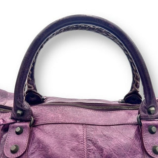 Balenciaga Duffle Travel Jumbo Moto City Bag w Mirror