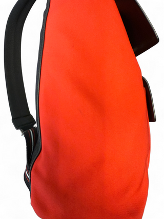 Christian Dior Leather and Canvas Bumblebee Leather Backpackn Rucksack