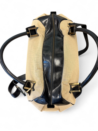 Fendi Duffle Travel Overnight Bag Carryon Compliant Beige Zucca Print Canvas