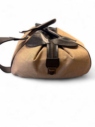 Fendi Duffle Travel Overnight Bag Carryon Compliant Beige Zucca Print Canvas