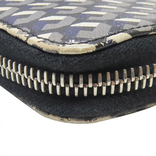 Prada Saffiano Large Leather Zip Around Travel Passport Jumbo Wallet