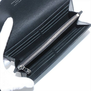 Louis Vuitton Epi leather Denim Blue Sarah Wallet