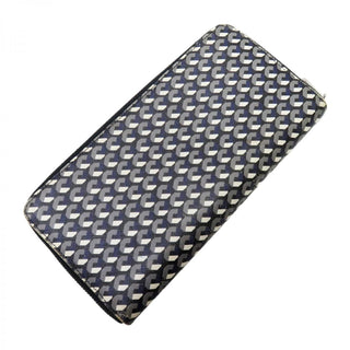 Prada Saffiano Large Leather Zip Around Travel Passport Jumbo Wallet