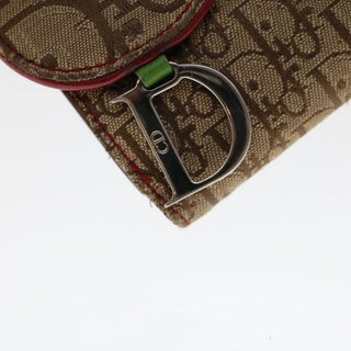 Dior Rasta Saddle Wallet Trotter Monogram Canvas and Leather Print Y2K Galliano