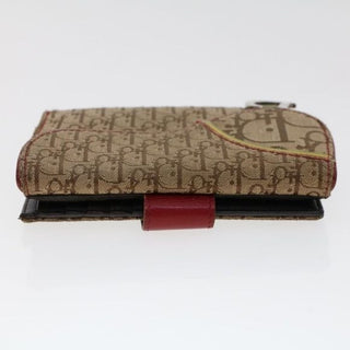 Dior Rasta Saddle Wallet Trotter Monogram Canvas and Leather Print Y2K Galliano