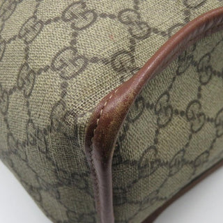 Gucci Jumbo Tote Supreme Coated Canvas Leather Trims