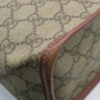Gucci Jumbo Tote Supreme Coated Canvas Leather Trims