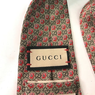Gucci Silk GG Guccissima Floral Flora Tie