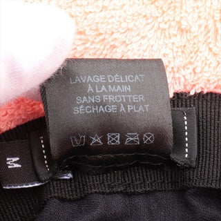 Chanel Pile Coco Beach Terry Cloth Pink Bucket Hat Cap