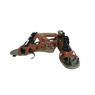 Proenza Schouler Leather Gladiator Sandals Kitten Wedge New With Box