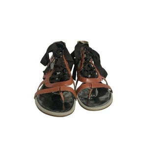 Proenza Schouler Leather Gladiator Sandals Kitten Wedge New With Box