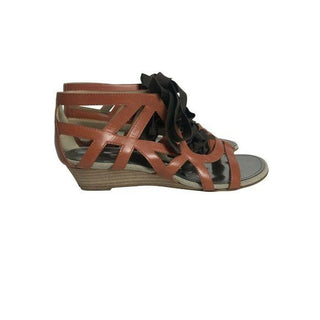 Proenza Schouler Leather Gladiator Sandals Kitten Wedge New With Box
